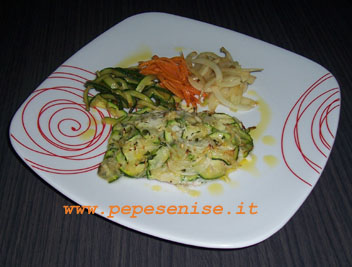 CERNIA CON ZUCCHINE E FINOCCHIO AL TIMO